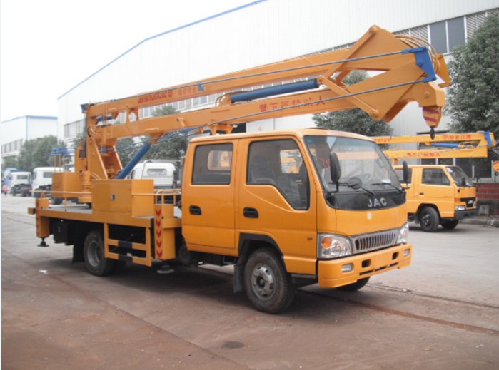 供应河南江淮18米高空作业登高车 推动专用汽车与新能源汽车研发的协同发展